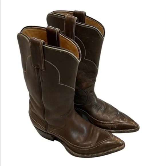 Vintage Justin boots women’s size 5 cowboy cowgirl pointed toe