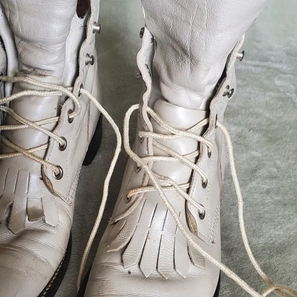 Vintage Justin Leather Women's Boots.