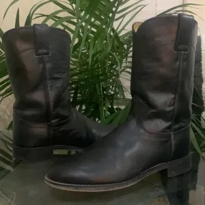 Vintage JUSTIN Original Roper Western Cowboy Boots