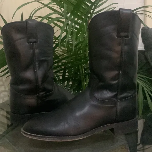 Vintage JUSTIN Original Roper Western Cowboy Boots