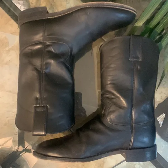 Vintage JUSTIN Original Roper Western Cowboy Boots
