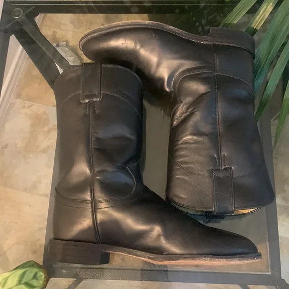 Vintage JUSTIN Original Roper Western Cowboy Boots