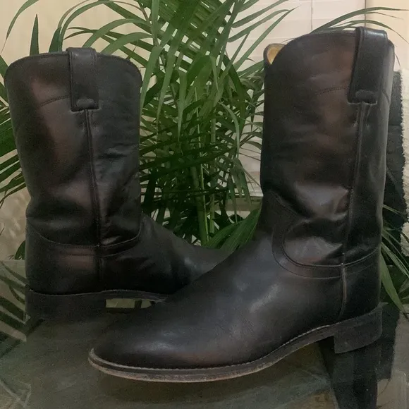 Vintage JUSTIN Original Roper Western Cowboy Boots
