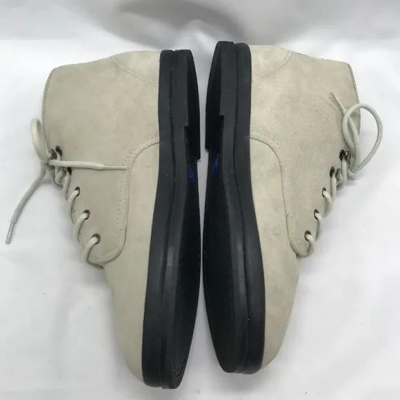 Vintage Keds Suede Chukka Style Ankle Boots Womens Size 8.5M Taupe 90s Lace Up