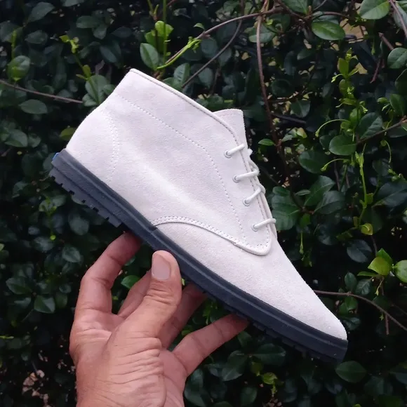 Vintage Keds Suede Chukka Style Ankle Boots Womens Size 8.5M Taupe 90s Lace Up
