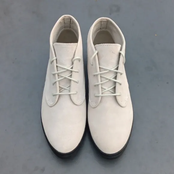 Vintage Keds Suede Chukka Style Ankle Boots Womens Size 8.5M Taupe 90s Lace Up