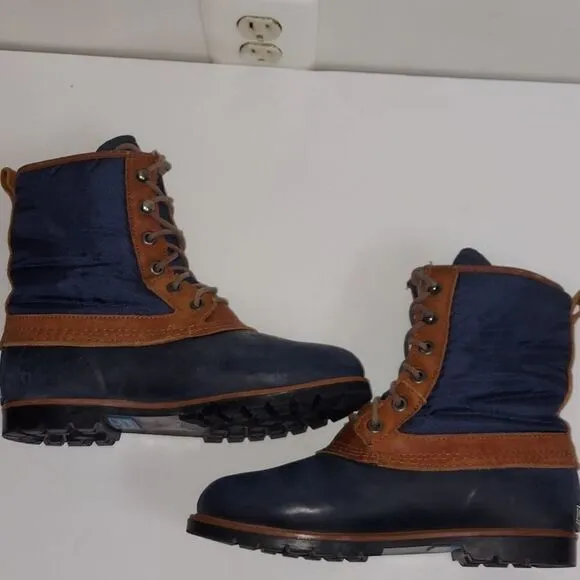 Vintage Lands' End Blue Duck Boots Sz 8