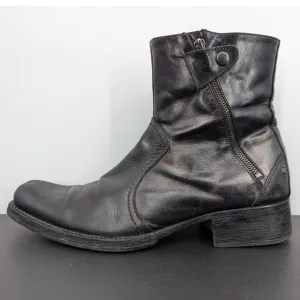 Vintage Leather Aldo Snip Toe Dark Brown Beatle Boots Size 9 Men's US 42 EU