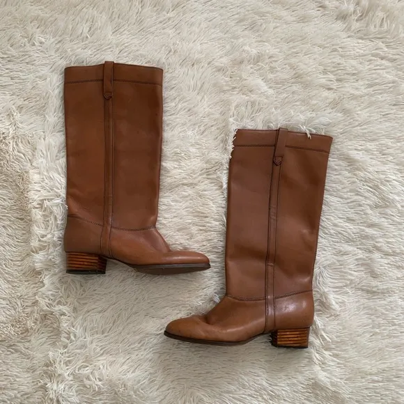 Vintage leather boots