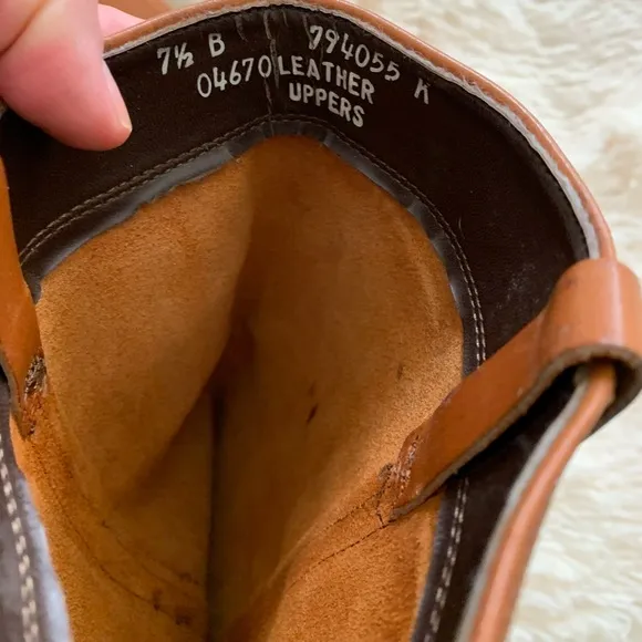 Vintage leather boots
