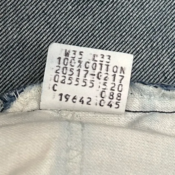Vintage Levi's  517 Orange Tab Jeans W35 L33 Dark Indigo 90s 80S
