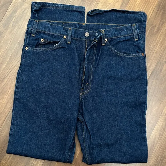 Vintage Levi's  517 Orange Tab Jeans W35 L33 Dark Indigo 90s 80S