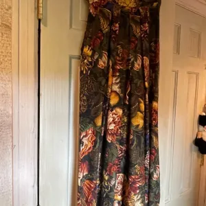 VINTAGE LINDA ALLARD FOR ELLEN TRACY PLEATS &amp; PATTERNED MIDI SKIRT WOMENS SIZE 8
