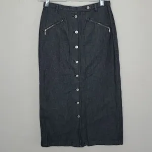 Vintage Liz Claiborne Button Front Midi Skirt