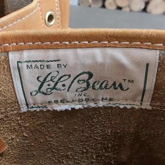 Vintage L.L. Bean Maine Hunting Shoe Boots Mens Size 10