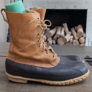 Vintage L.L. Bean Maine Hunting Shoe Boots Mens Size 10