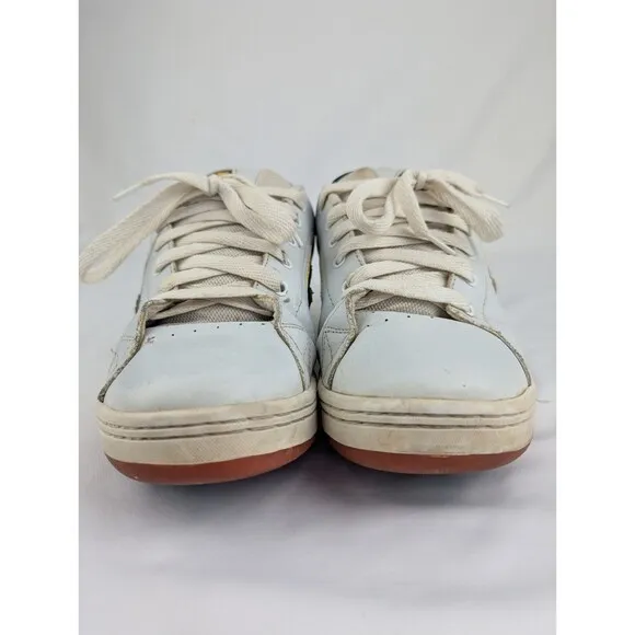 Vintage Men's 13 Etnies Skateboard Shoes Callicut White Green Original 2000s