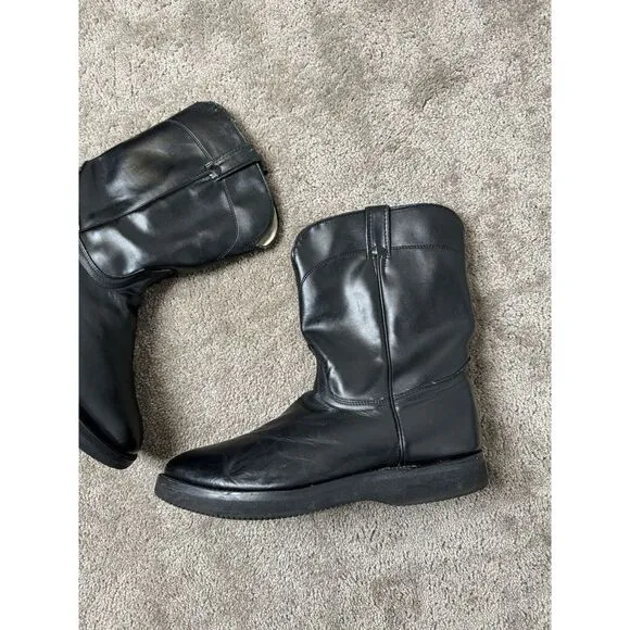 Vintage Mens Boots Leather Laredo‎ Boots - made in USA Size US 12