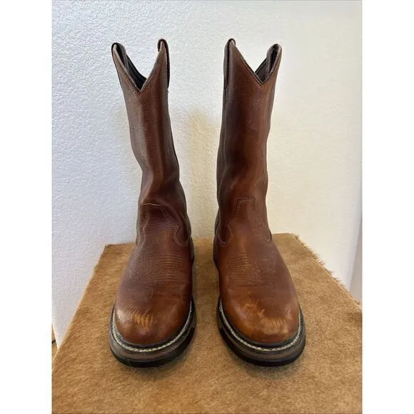 Vintage Mens Boots Rocky 2711 Boots Mens 10 M Ride Branson Steel Size‎ 10