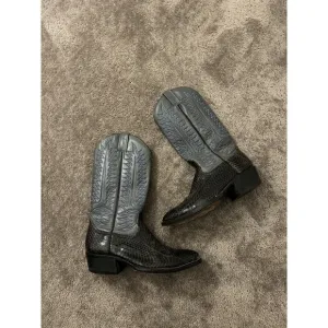 Vintage Mens COWTOWN GENUINE SNAKESKIN BOOTS Y2K American style US 7