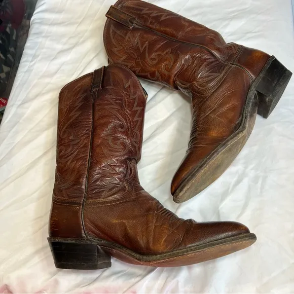 Vintage mens Durango cowboy western boots size 11