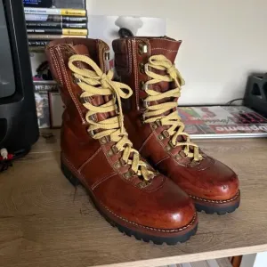 Vintage Montblanc 40 Below Mountaineer Leather Boots Size 9