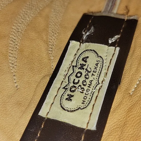 Vintage Nocona Brown Leather Men's Cowboy boots
