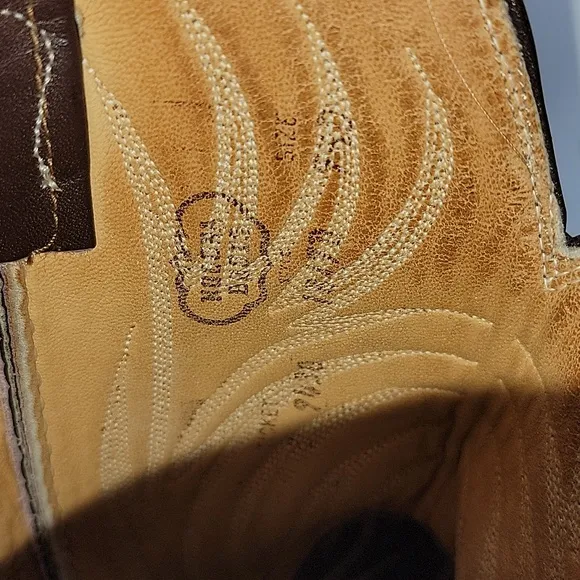 Vintage Nocona Brown Leather Men's Cowboy boots