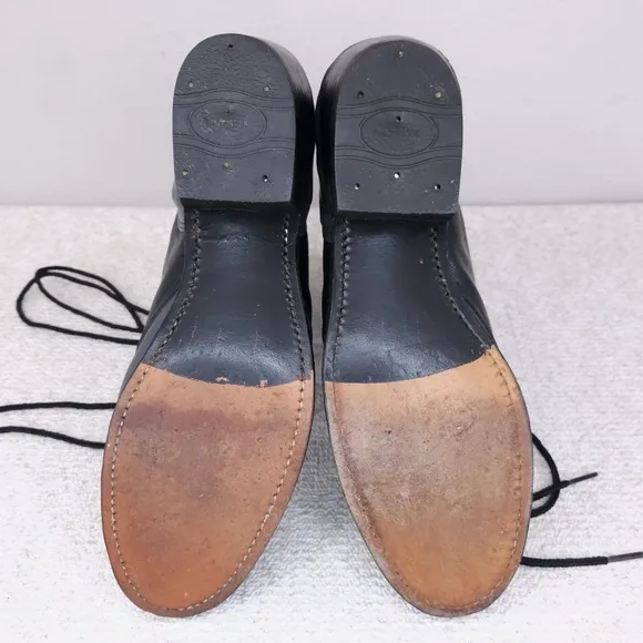 Vintage OLATHE Roper Kiltie Packer Heeled Ankle Boots
