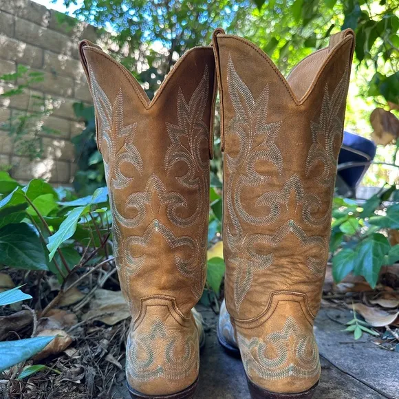 Vintage Old Gringo Tan Leather Boots