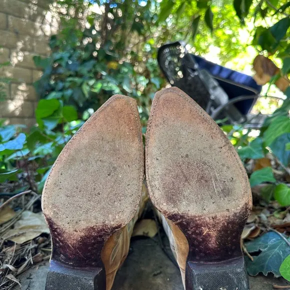 Vintage Old Gringo Tan Leather Boots