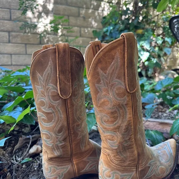 Vintage Old Gringo Tan Leather Boots