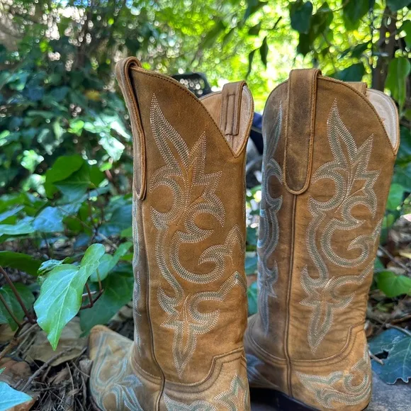 Vintage Old Gringo Tan Leather Boots