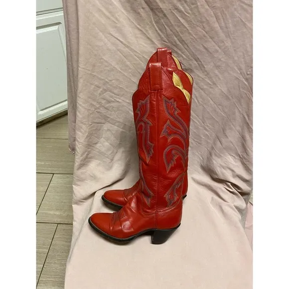 Vintage Panhandle Women’s Cowboy Boots Size 4 1/2