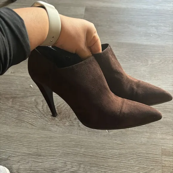 Vintage PRADA brown suede ankle boots