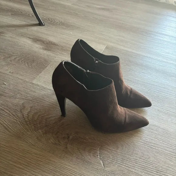 Vintage PRADA brown suede ankle boots