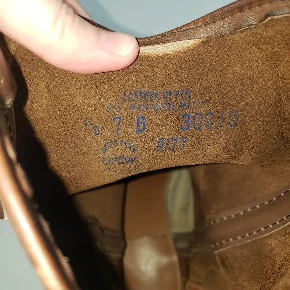 Vintage Red Wing Pecos Round Toe Pull On Boots Mens Size 7B