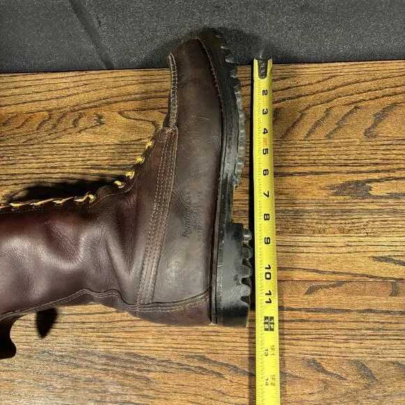 Vintage Remington 13943 Brown Moc Toe 10” Hunting Boots Mens 9 Made In USA