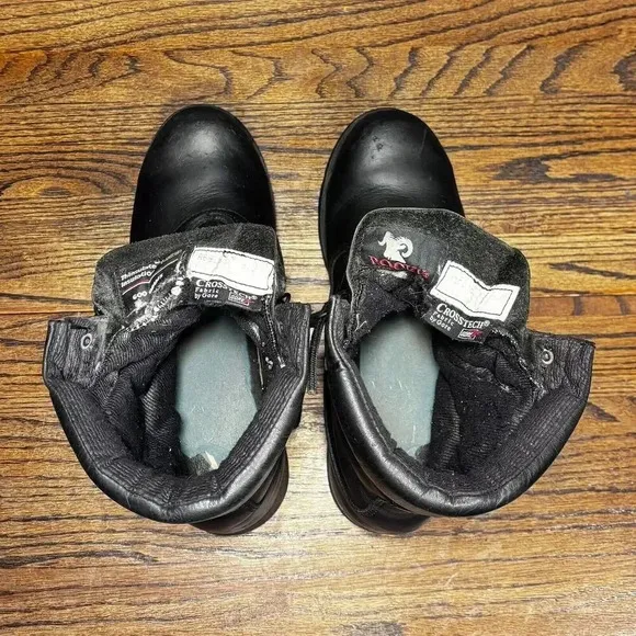 Vintage ROCKY Black Leather Tactical Combat Boots Men’s 8.5