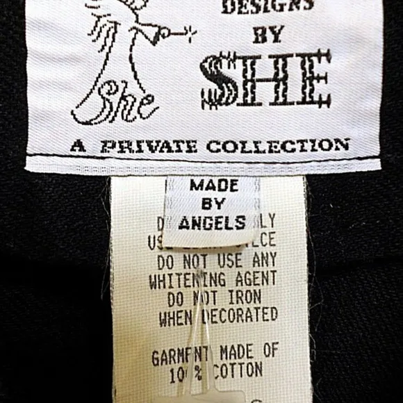 Vintage Rodeo Cowgirl Western Black Crop Jacket -S