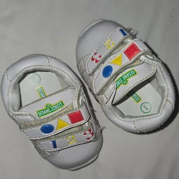 Vintage Sesame Street Elmo Velcro Baby Shoes [2005] Size Infant 1