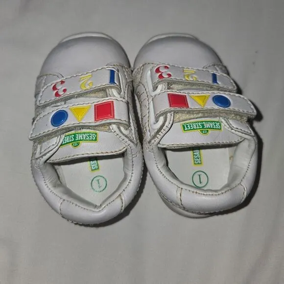 Vintage Sesame Street Elmo Velcro Baby Shoes [2005] Size Infant 1