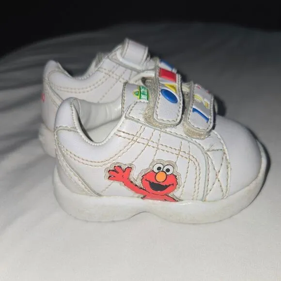 Vintage Sesame Street Elmo Velcro Baby Shoes [2005] Size Infant 1