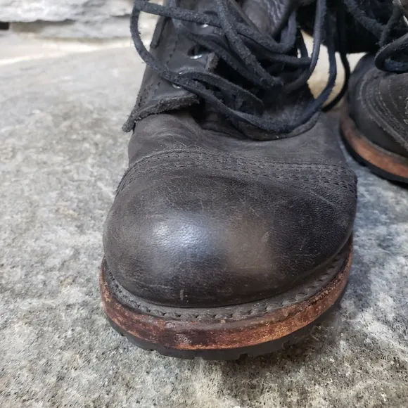 Vintage Shoe Company Molly Jump Boots Black W 7.5