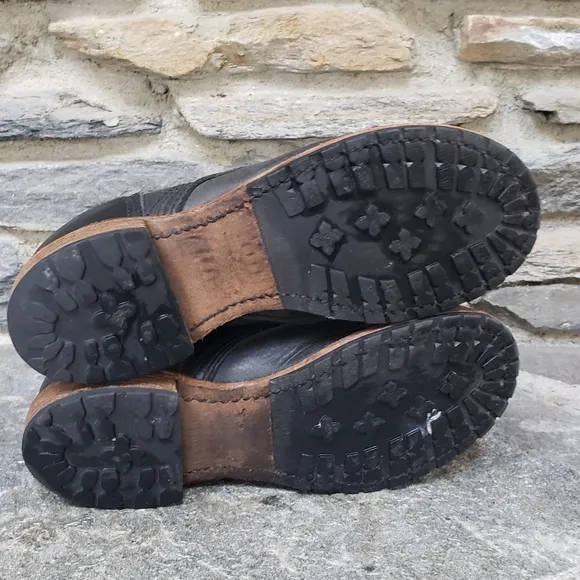 Vintage Shoe Company Molly Jump Boots Black W 7.5