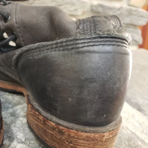 Vintage Shoe Company Molly Jump Boots Black W 7.5