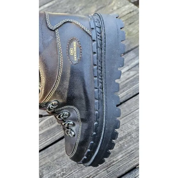Vintage Skechers Jammers Women’s Sz 7.5 Brown Platform Chunky Tough S Shoes