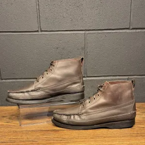 Vintage St. John’s Bay Brown Leather Moc Toe Chukka Boots Men’s 10.5 D
