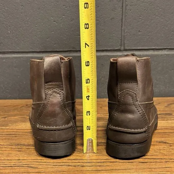 Vintage St. John’s Bay Brown Leather Moc Toe Chukka Boots Men’s 10.5 D