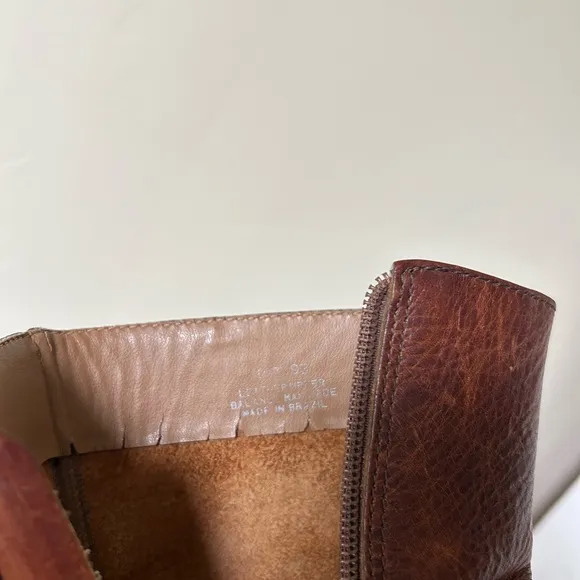 Vintage Steve Madden Hott boots Brown Leather Ankle Boots